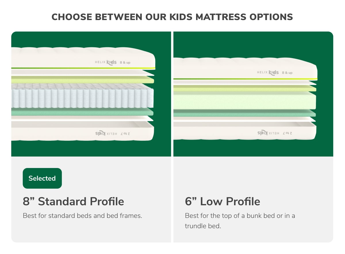 Birch Kids Natural Flippable Mattress by Helix