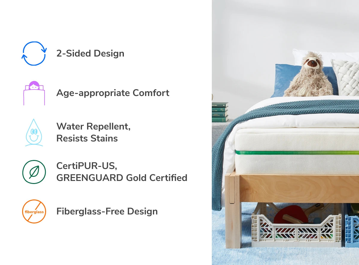 Kids Flippable Mattress by Helix