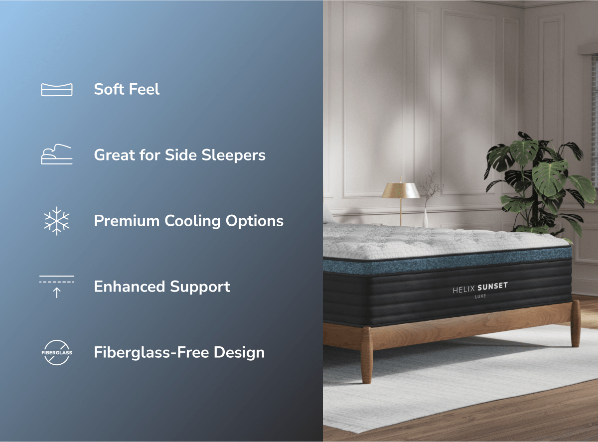 Sunset Luxe Plush Mattress by Helix