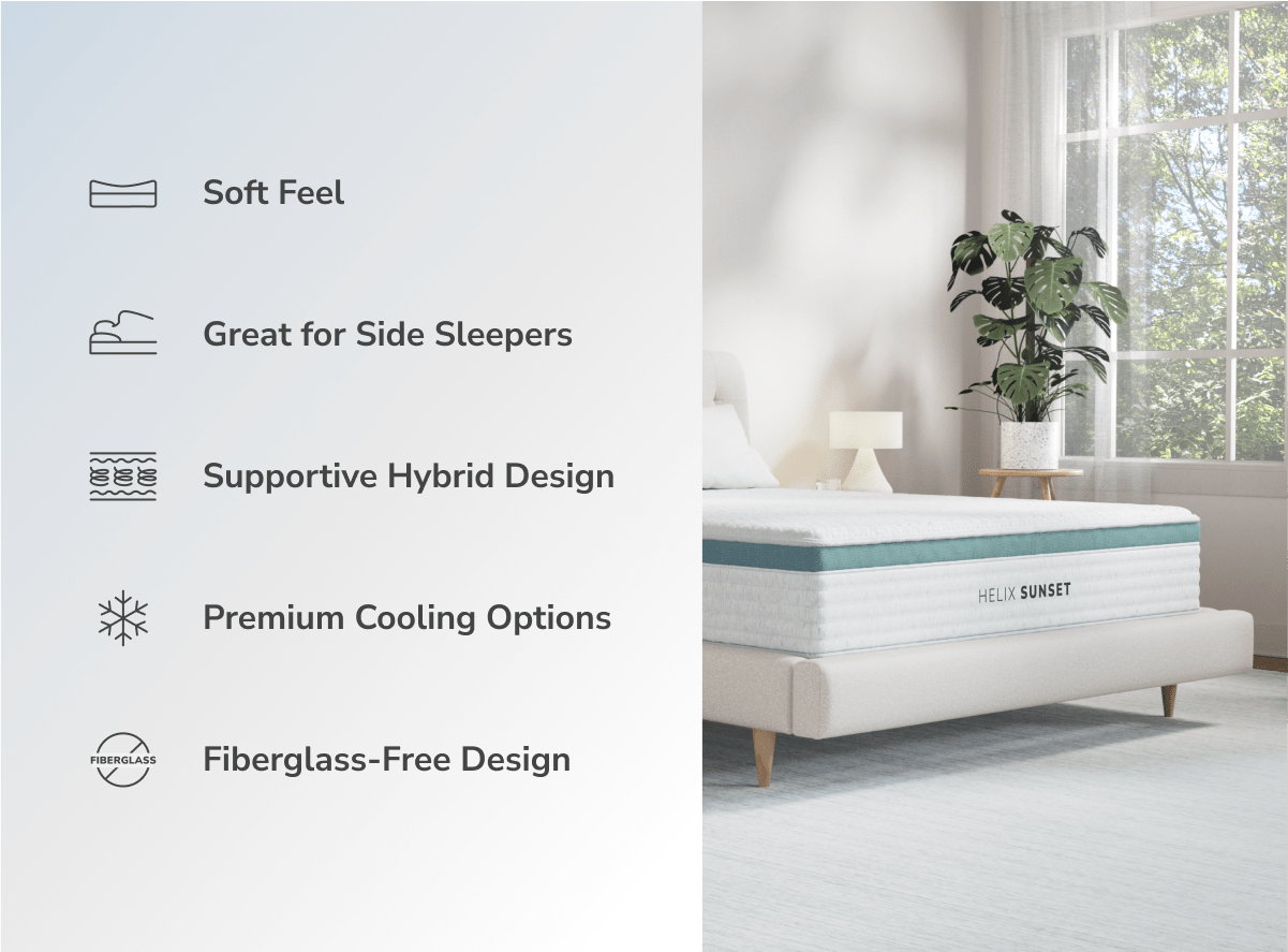 Sunset Core Plush Mattress by Helix